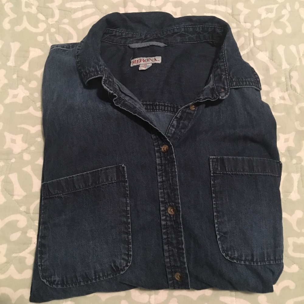 Merona denim shirt
